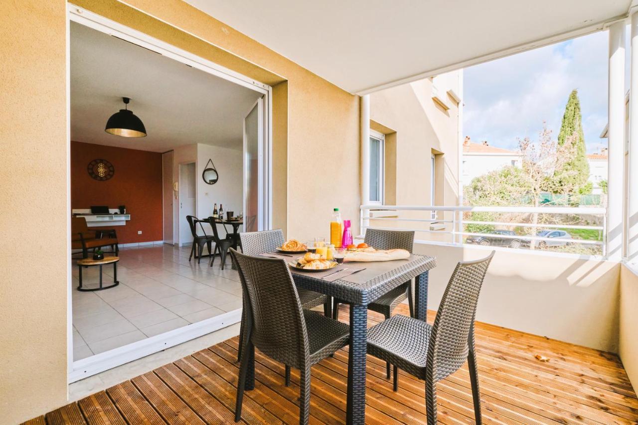 Confort ! Calme, Climatisation, Piscine, Parking Gratuit, Grande Terrasse, Netflix, Wifi Carcassonne
