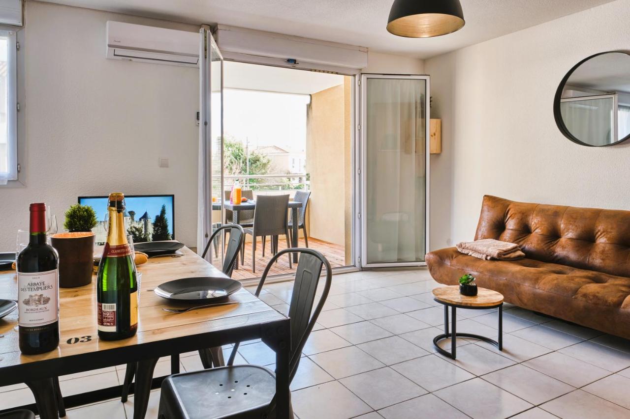 Apartment Confort ! Calme, Climatisation, Piscine, Parking Gratuit, Grande Terrasse, Netflix, Wifi Carcassonne